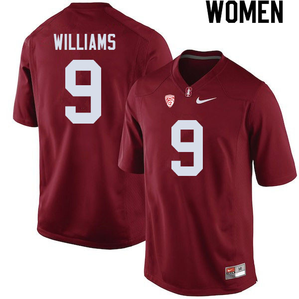 Women #9 Noah Williams Stanford Cardinal College Football Jerseys Sale-Cardinal